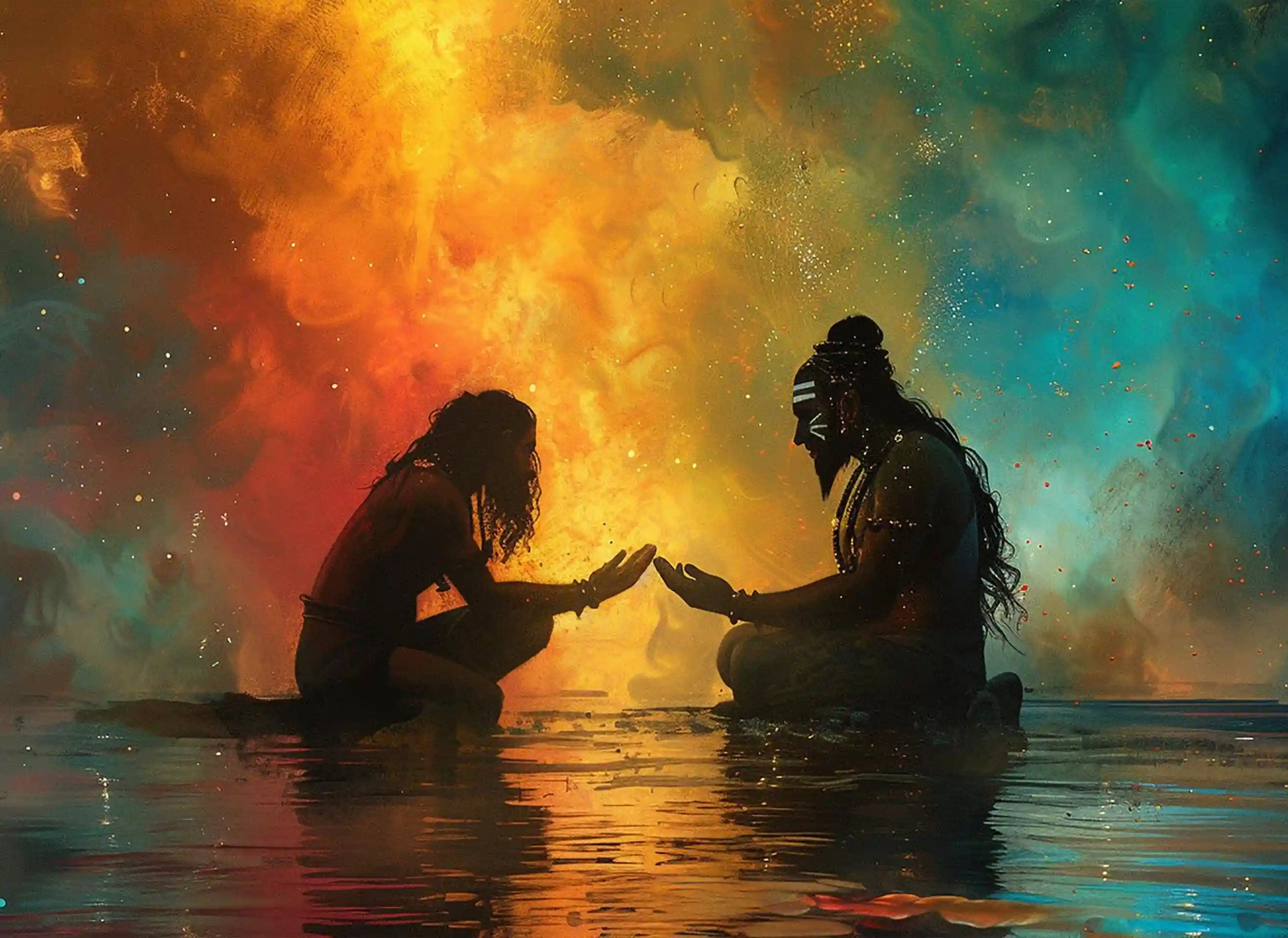 Illustration of Kundalini energy rising through chakras from Muladhara to Sahasrara showing spiritual awakening process